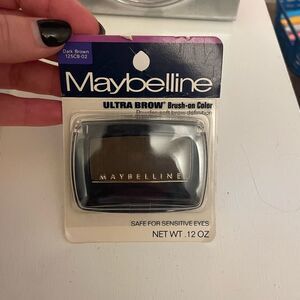 Maybelline Ultra Brow Brush- On- Color Dark Brown 125CB-02 makeup